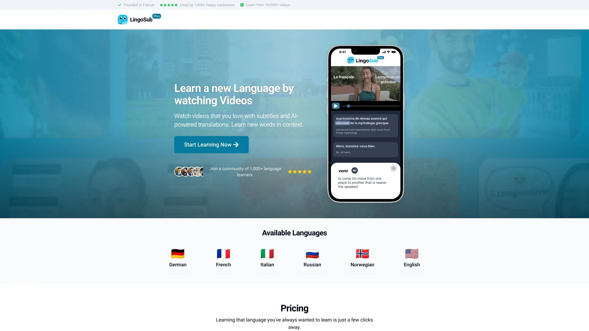 LingoSub screenshot