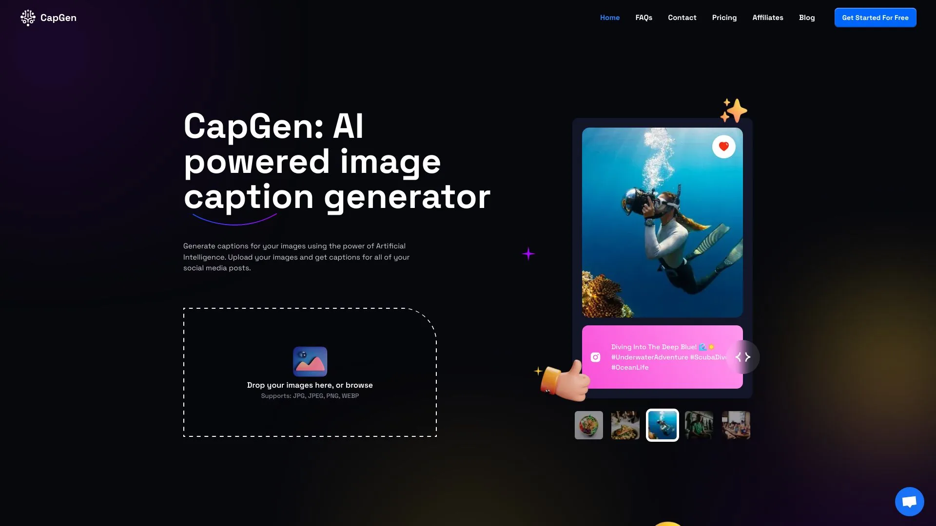 CapGen screenshot