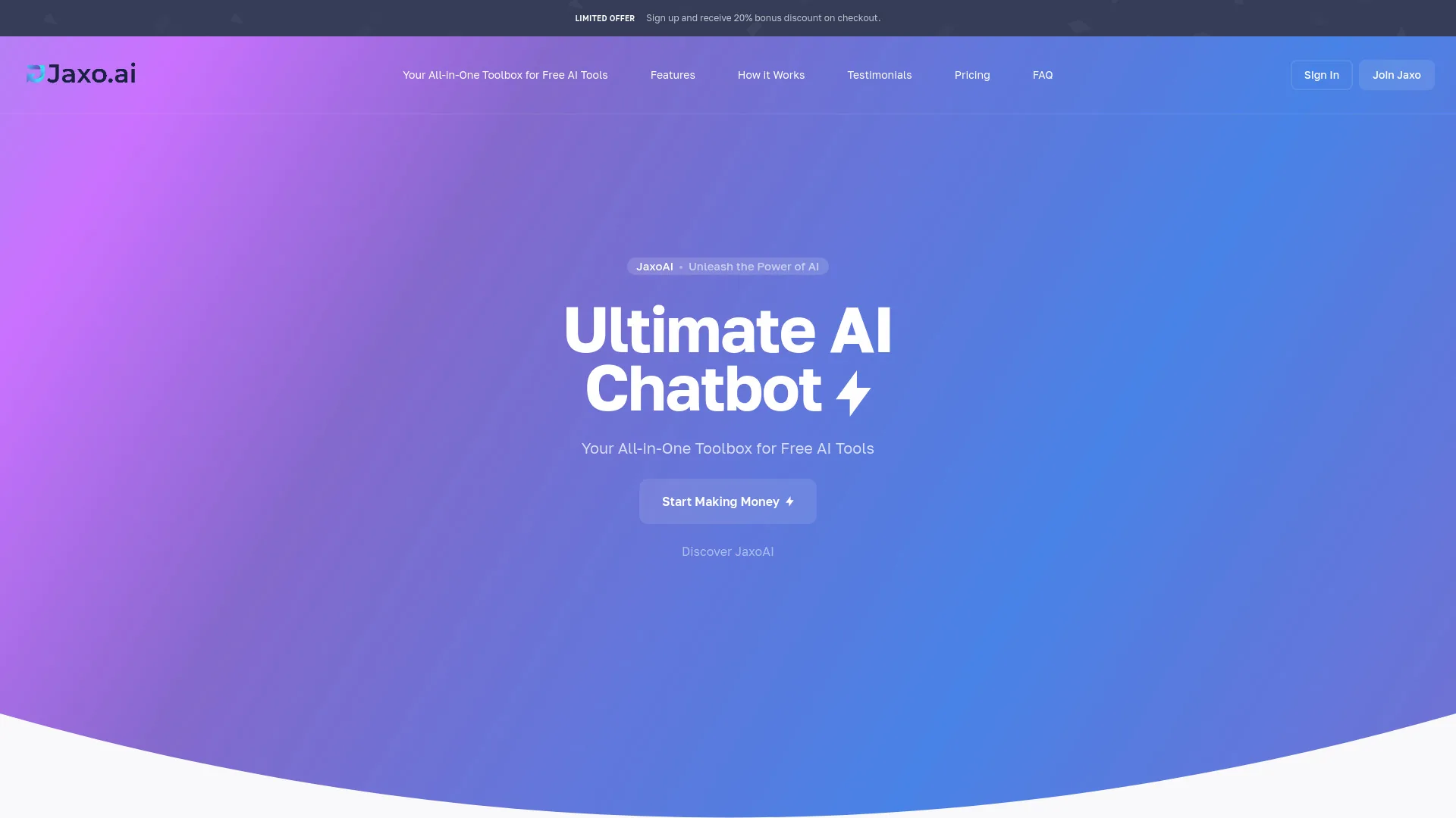 Jaxo.ai screenshot