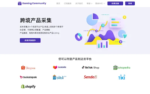 Cross-border Product Listing AI screenshot