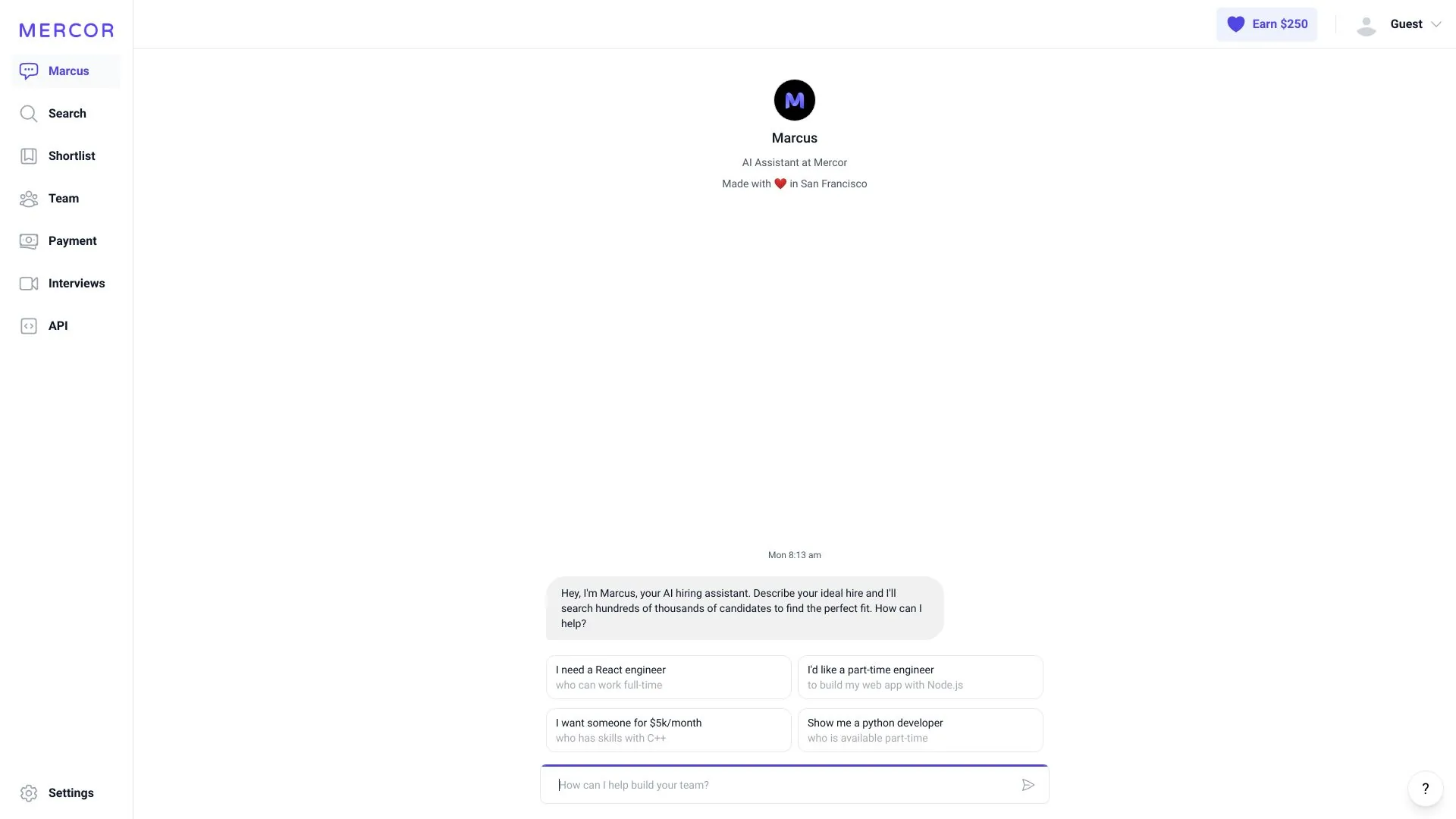 AI Recruiter screenshot