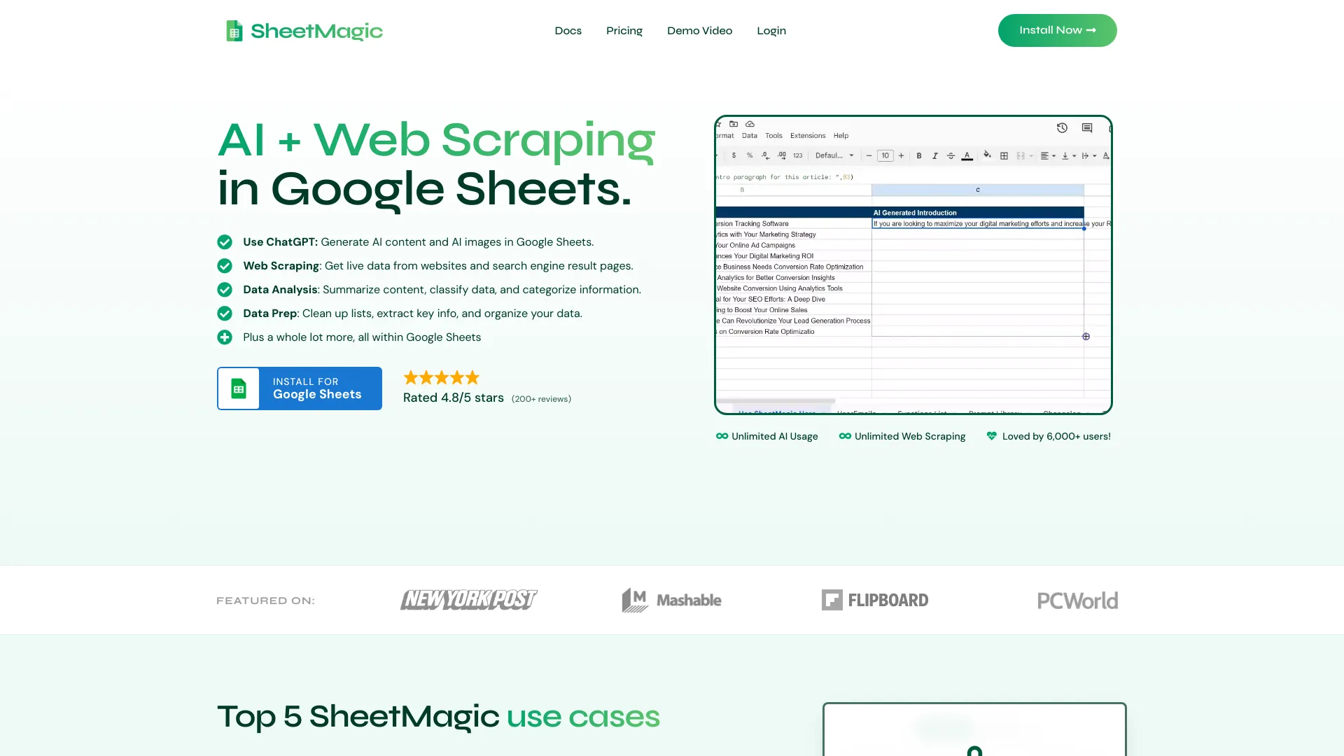 SheetMagic screenshot