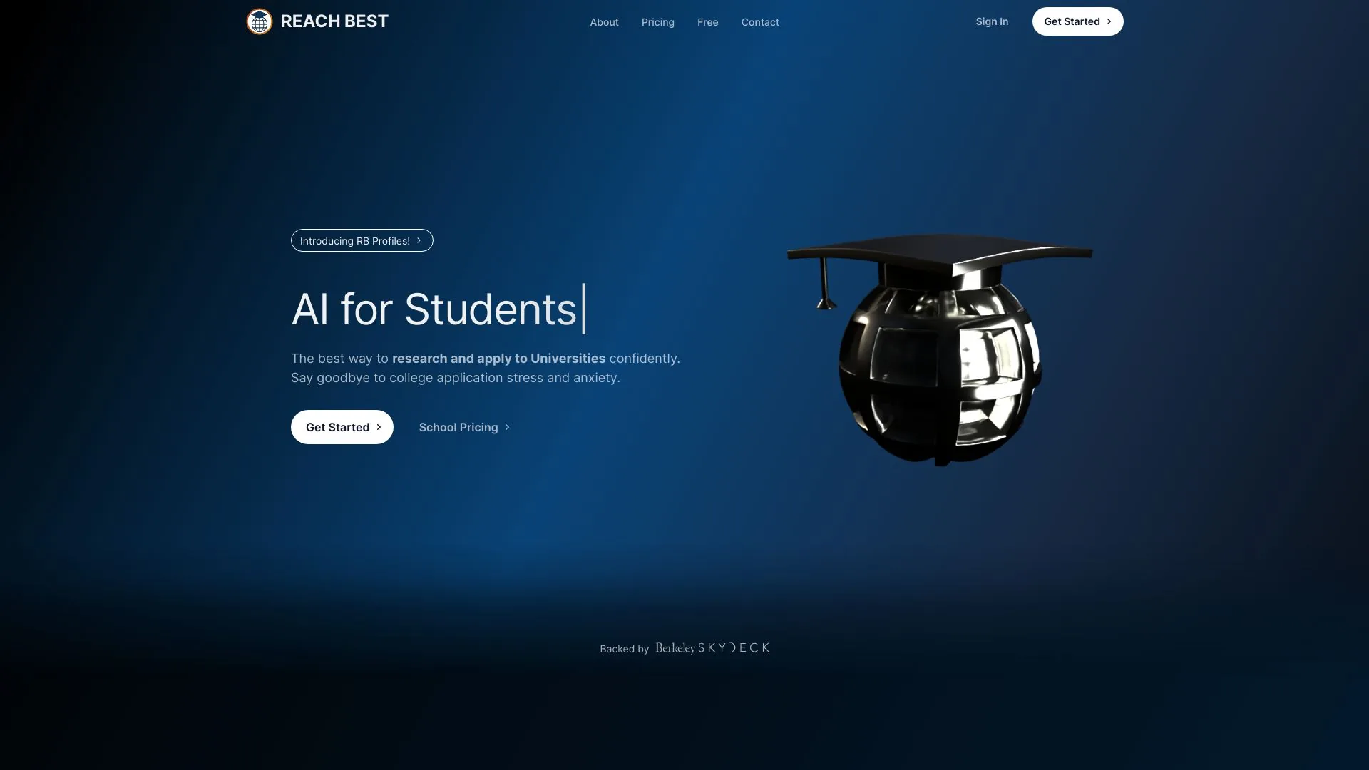 Reach Best - AI for Researching and Applying to Colleges screenshot