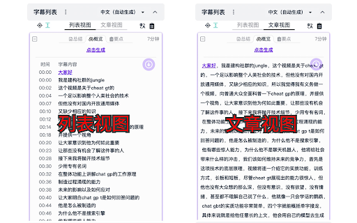 Bilibili Subtitle Extension screenshot
