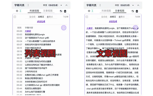 Bilibili Subtitle Extension screenshot