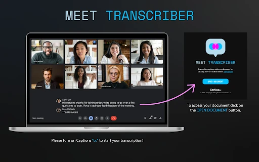 Real-Time Transcription Helper screenshot