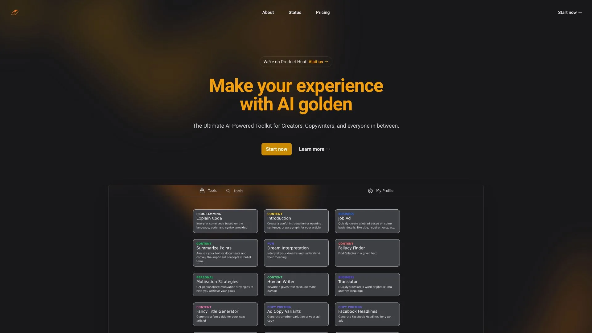 Golden Chat screenshot