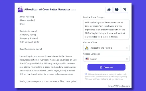 AIFreeBox screenshot