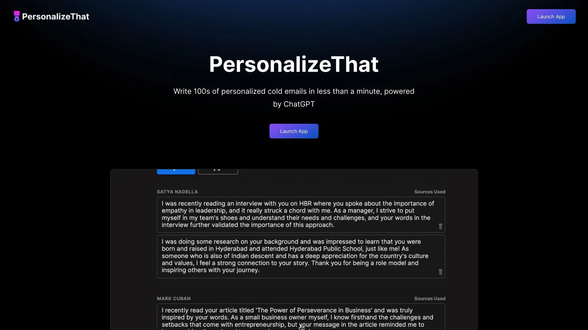 PersonalizeThat screenshot