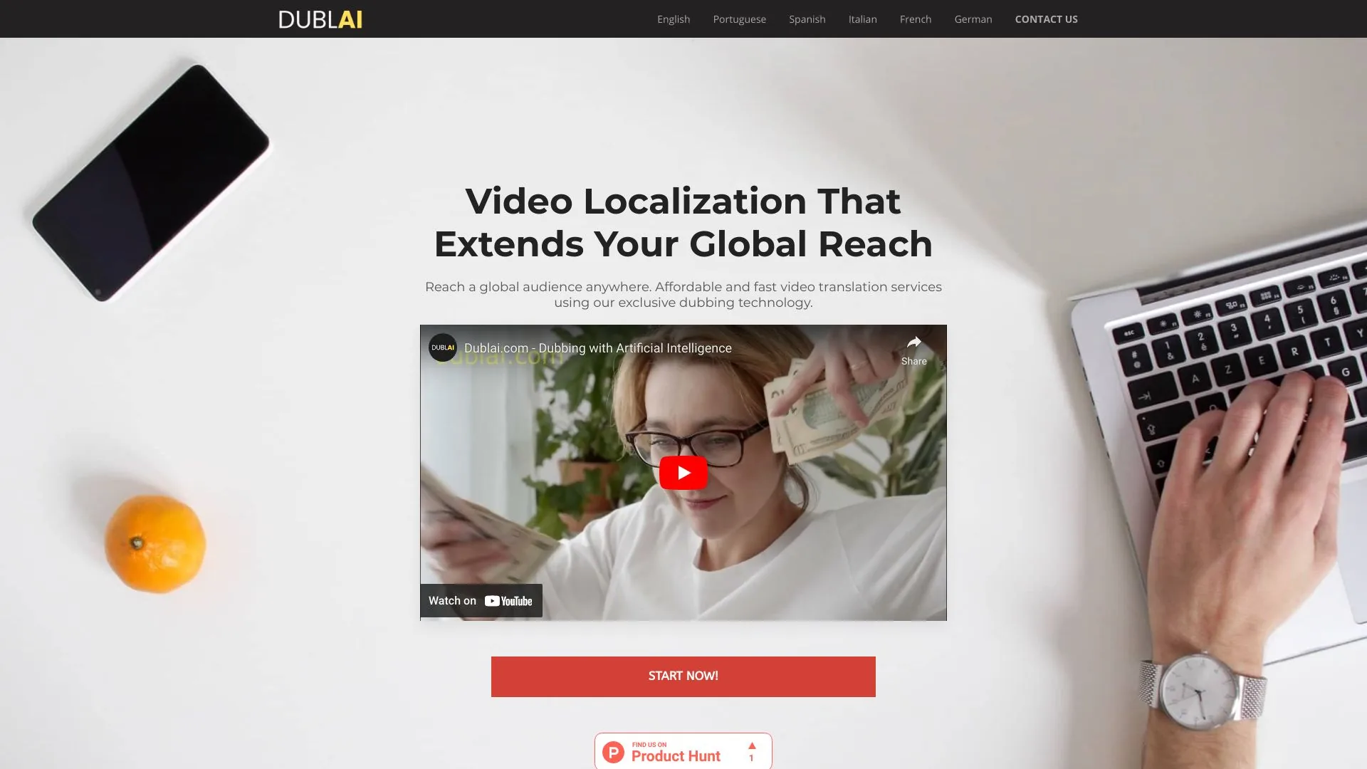 Dublai.com - Dubbing with AI screenshot