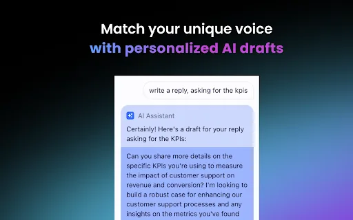 AI Email Writer screenshot