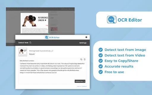 OCR Text Extractor screenshot
