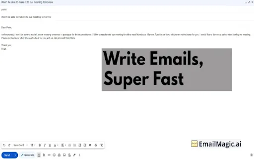 EmailGenius screenshot