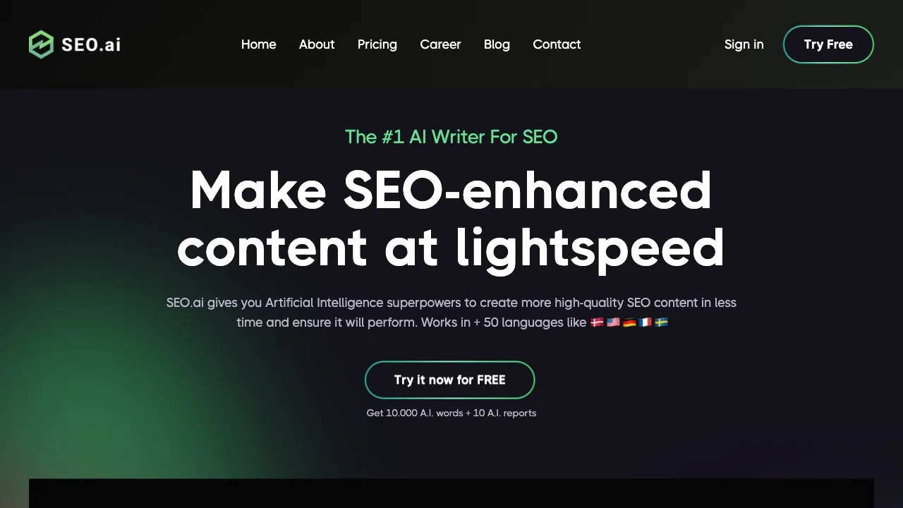 SEO.ai screenshot
