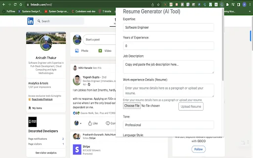 ResumAI screenshot