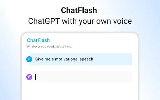 ChatFlash screenshot