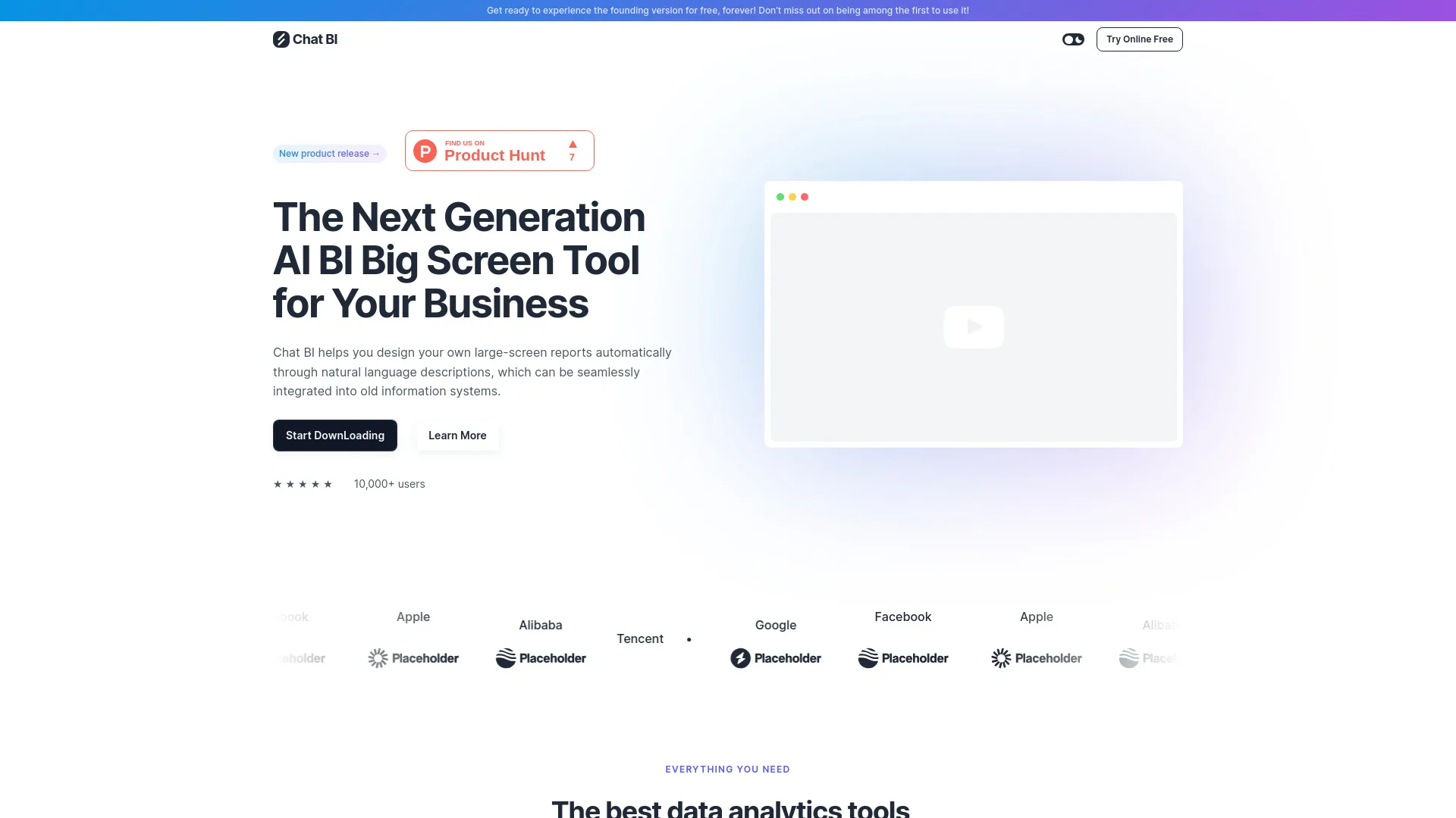 Chat BI screenshot