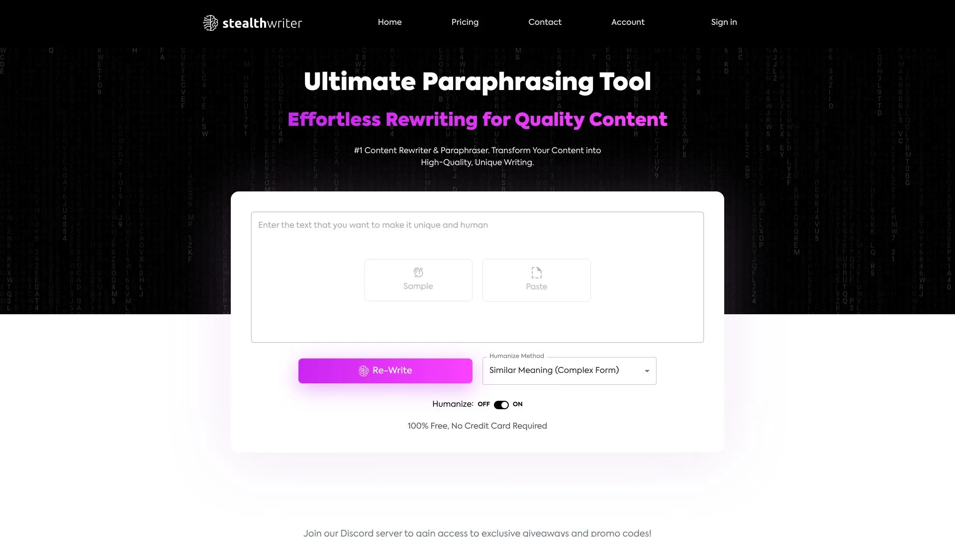 Stealth Writer AI screenshot
