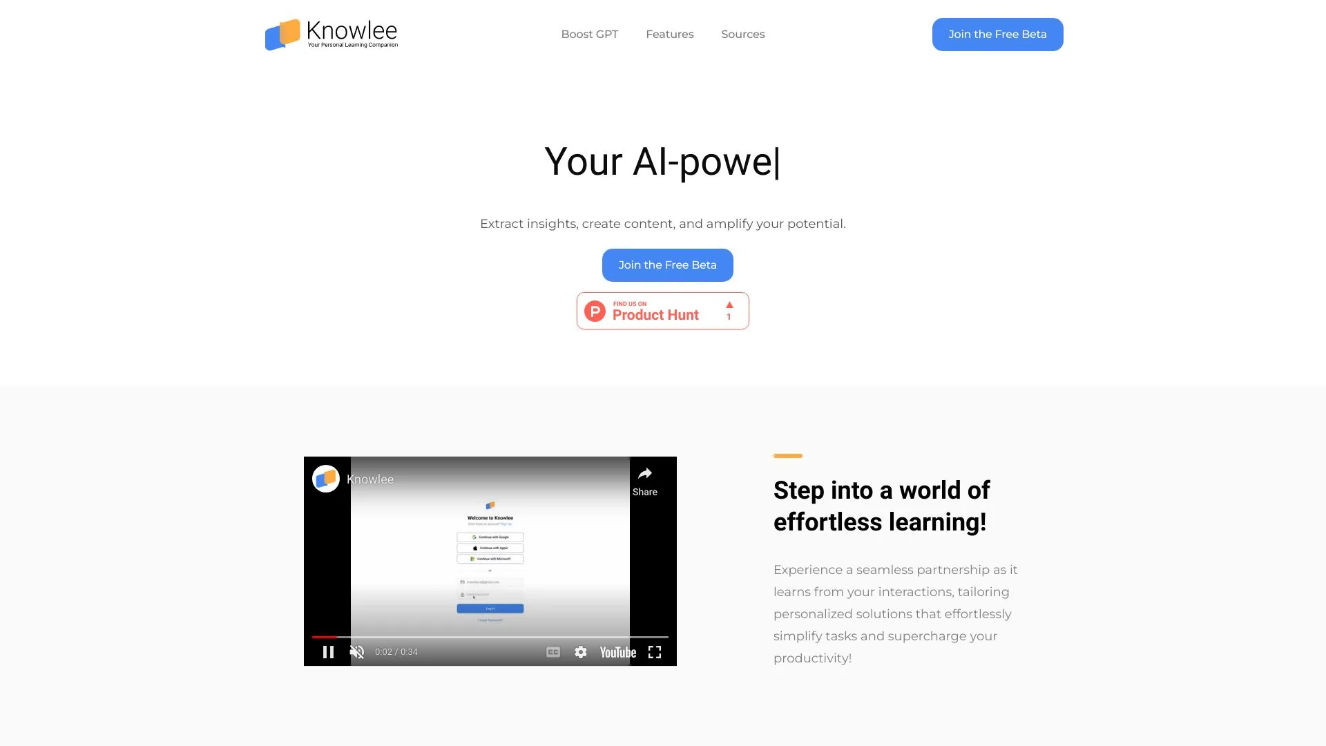Knowlee AI screenshot