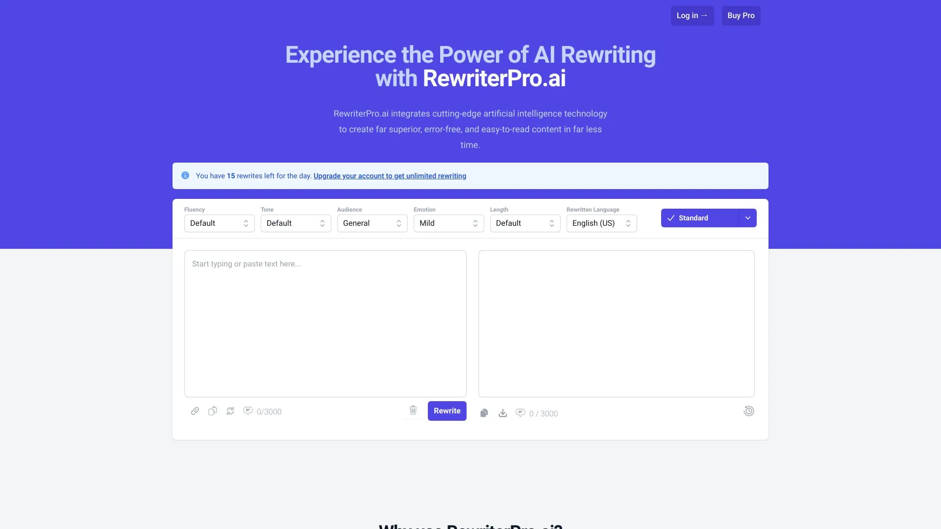 RewriterPro.ai screenshot