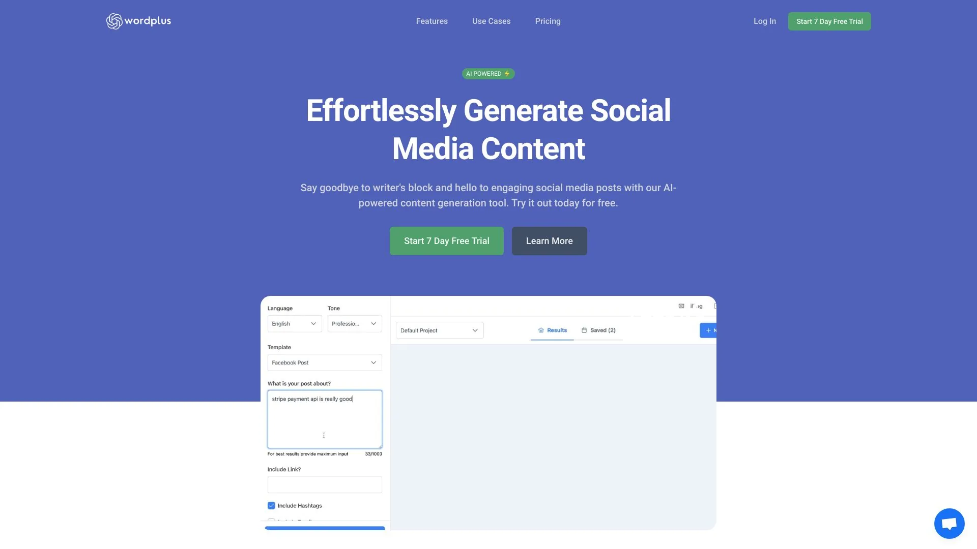 WordPlus.ai screenshot