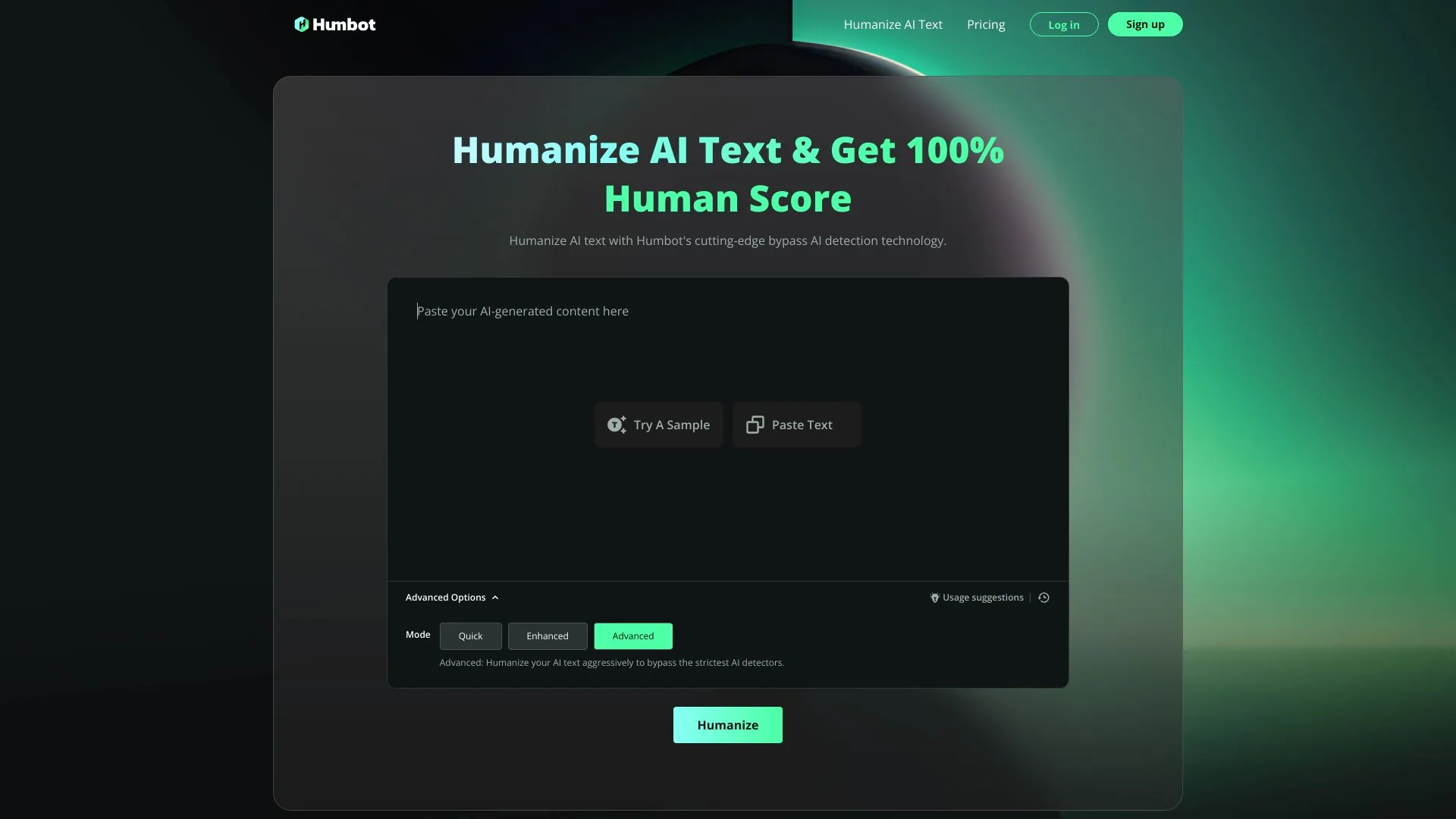 Humbot screenshot