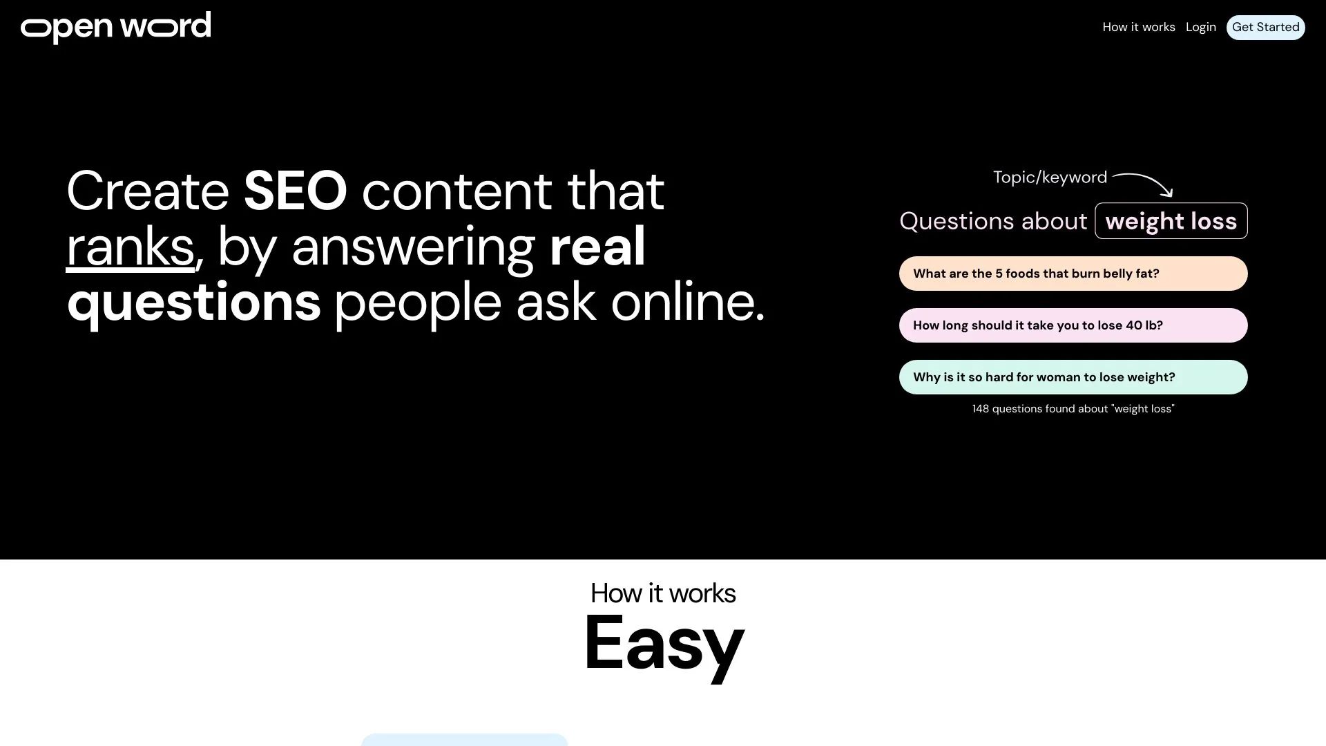 Openword screenshot