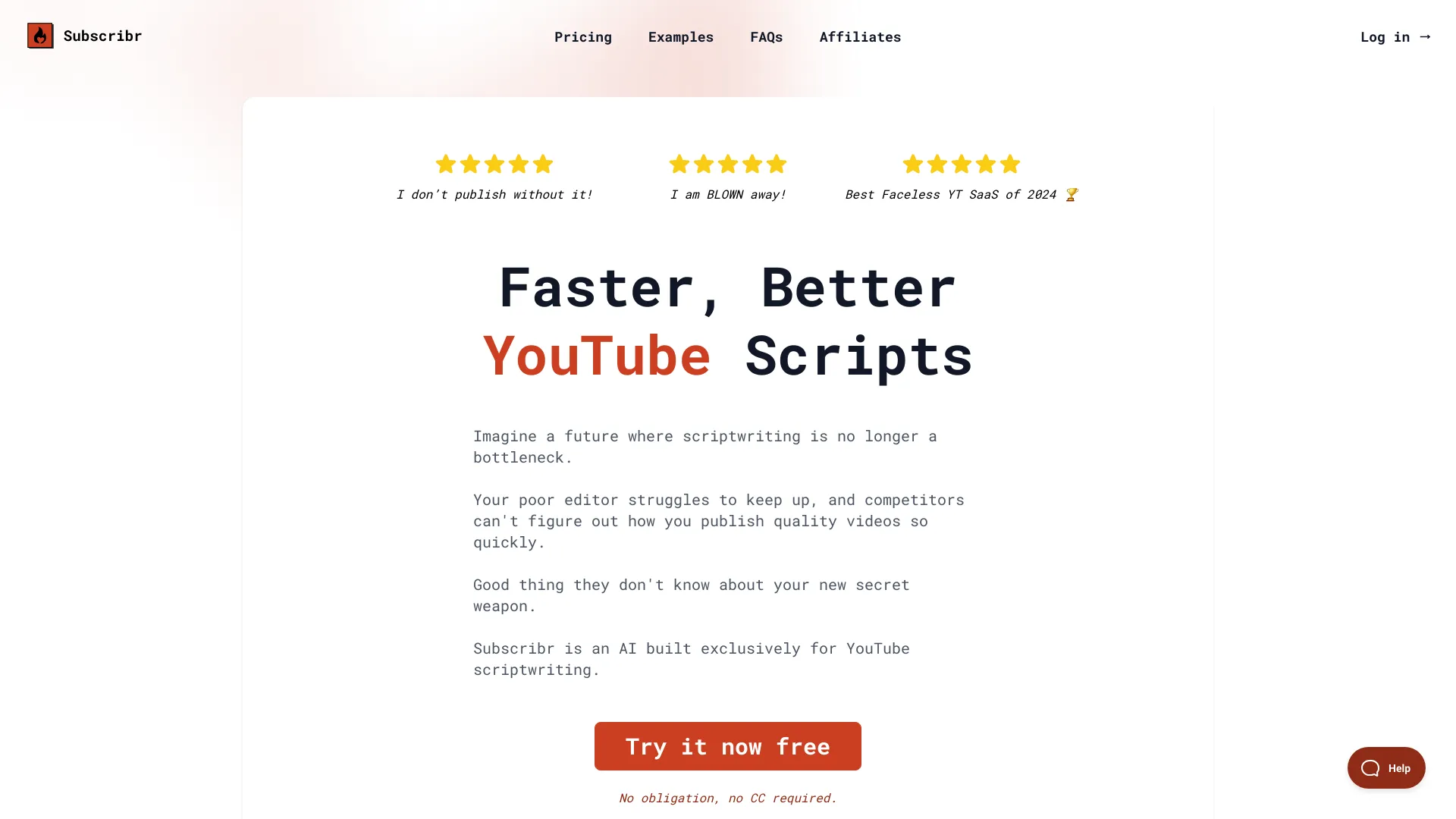Subscribr screenshot