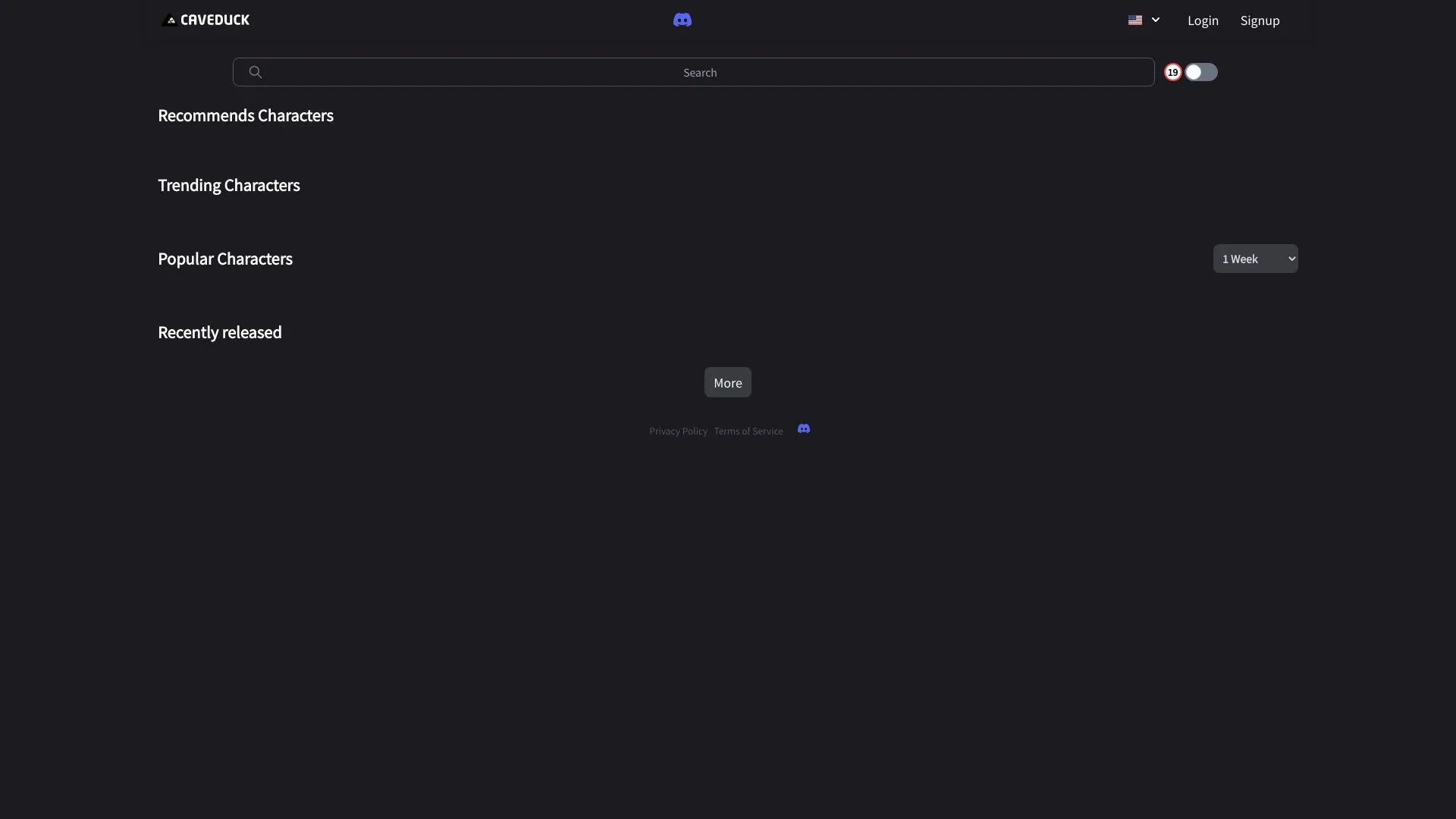 Caveduck screenshot