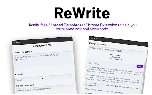 Rewrite screenshot