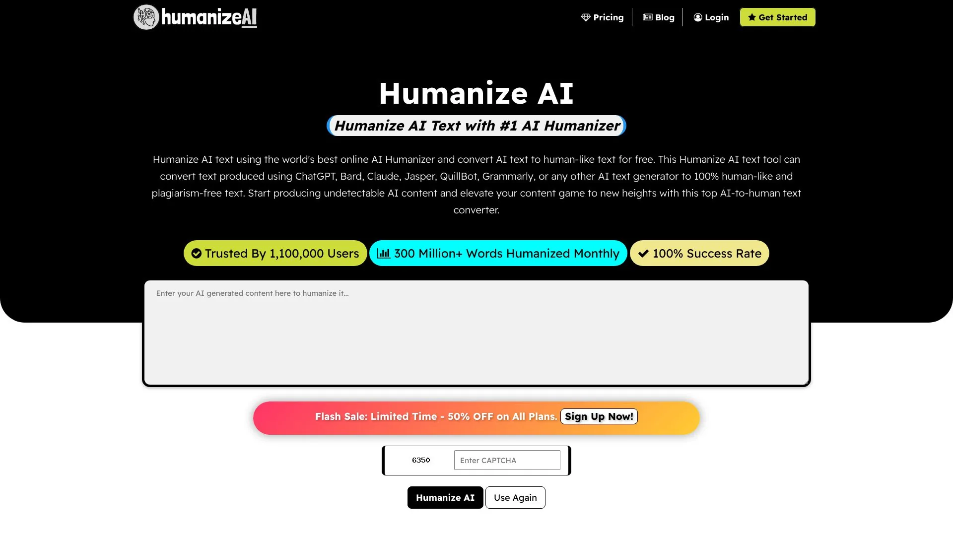 Humanize AI Text screenshot