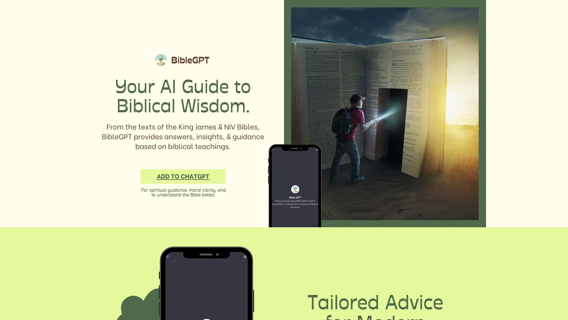 Bible GPT screenshot