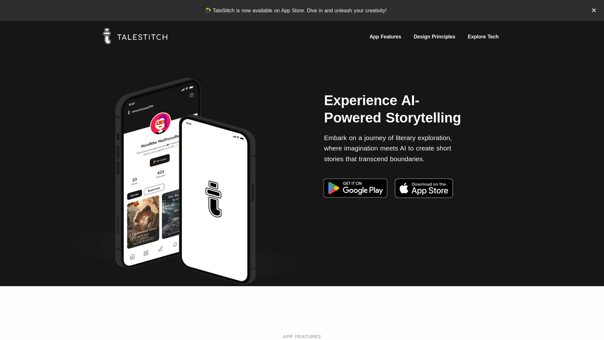 TaleStitch screenshot