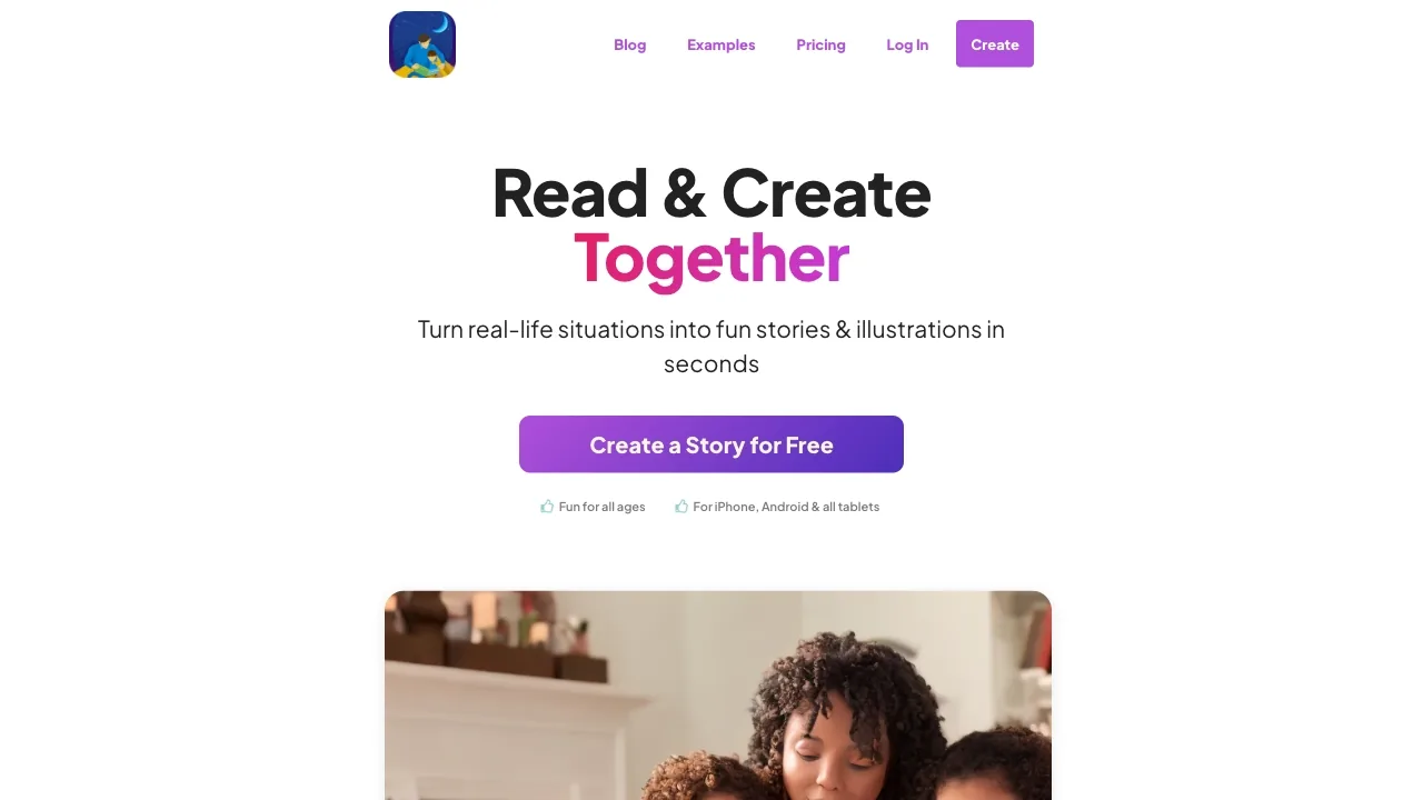 StoriesForKids.ai screenshot