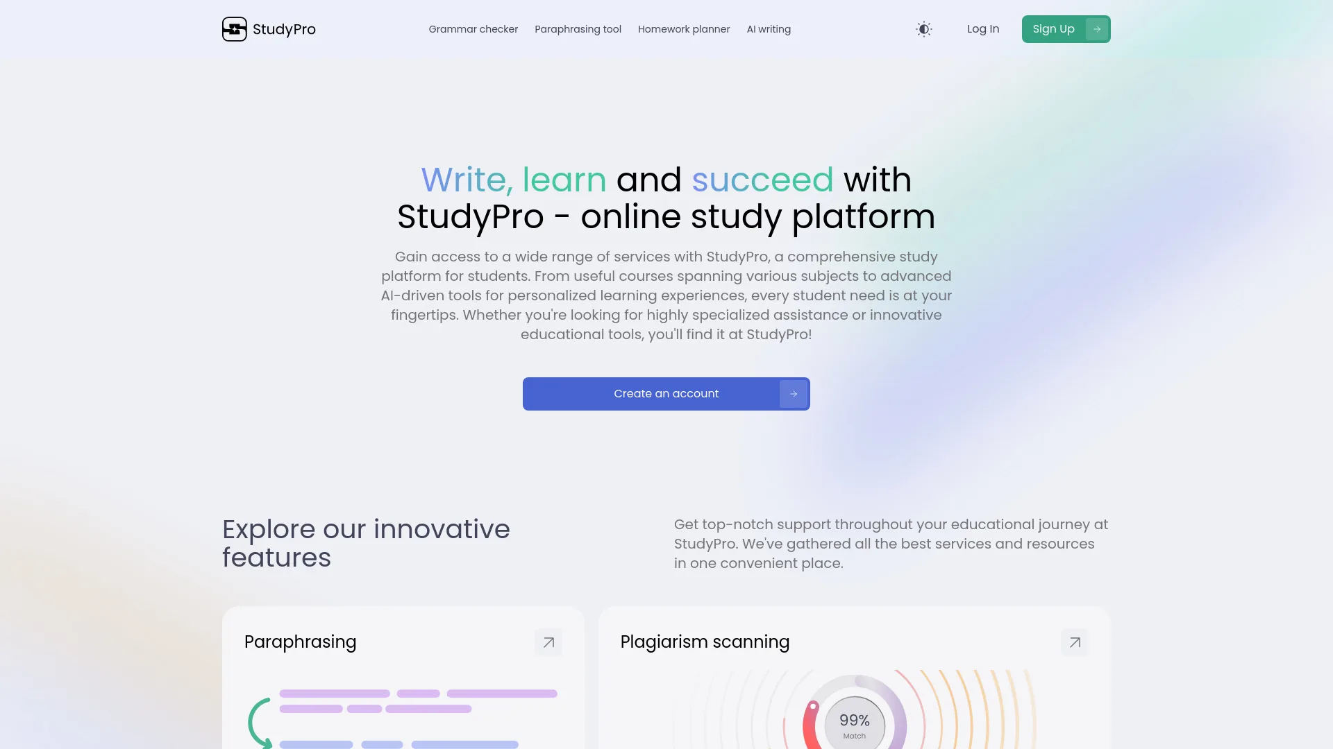 StudyPro screenshot