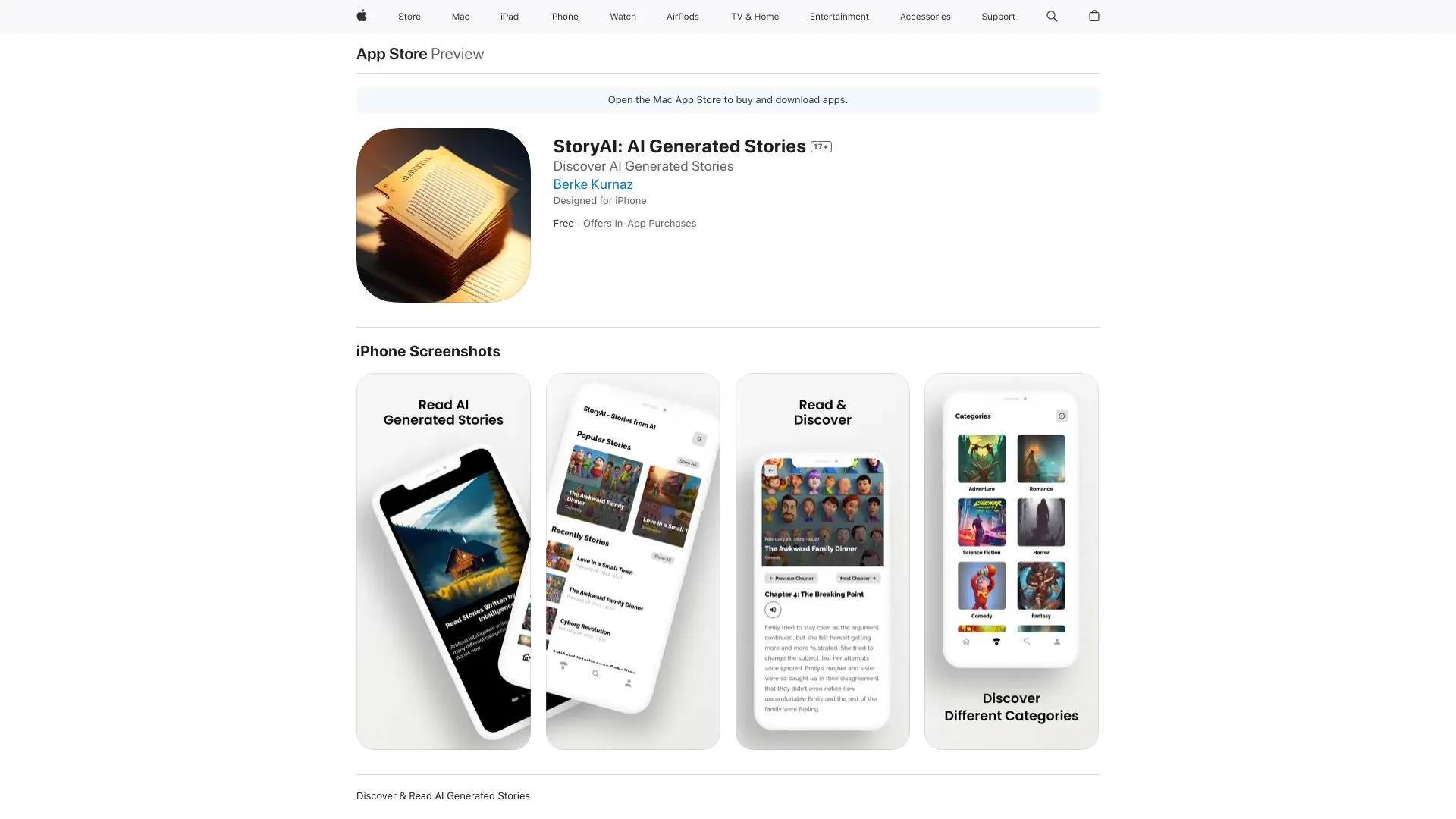 StoryAI screenshot