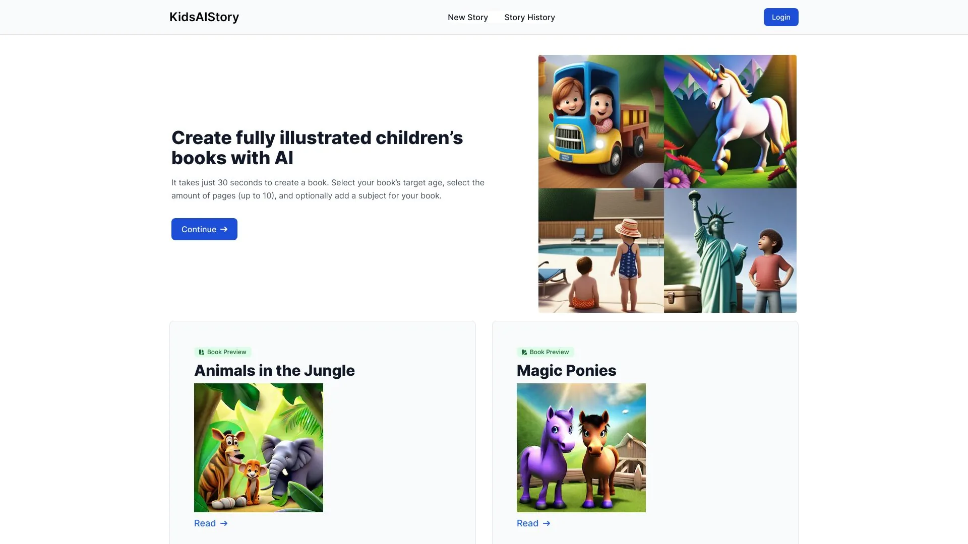 KidsAIStory screenshot
