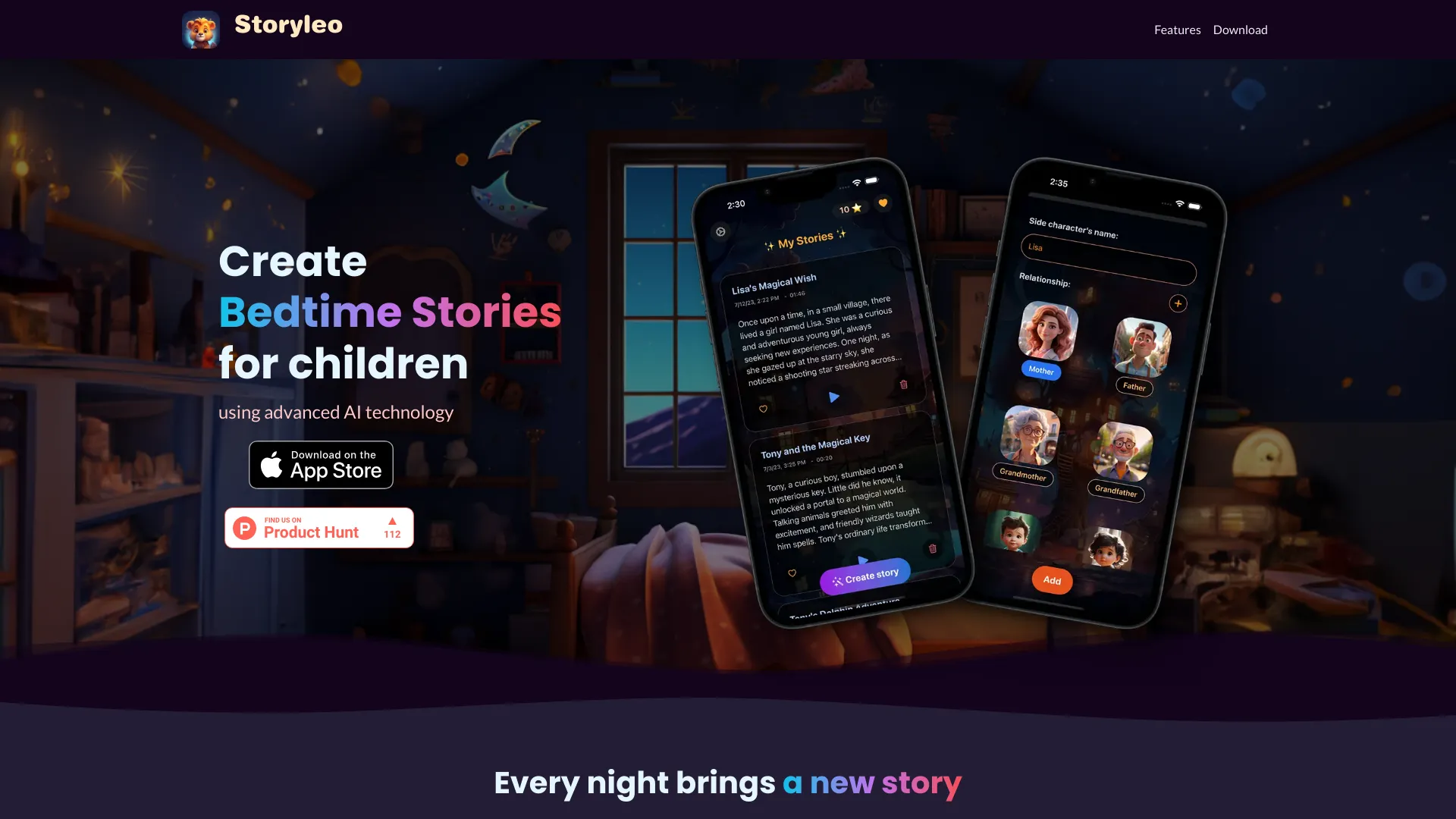 Storyleo screenshot