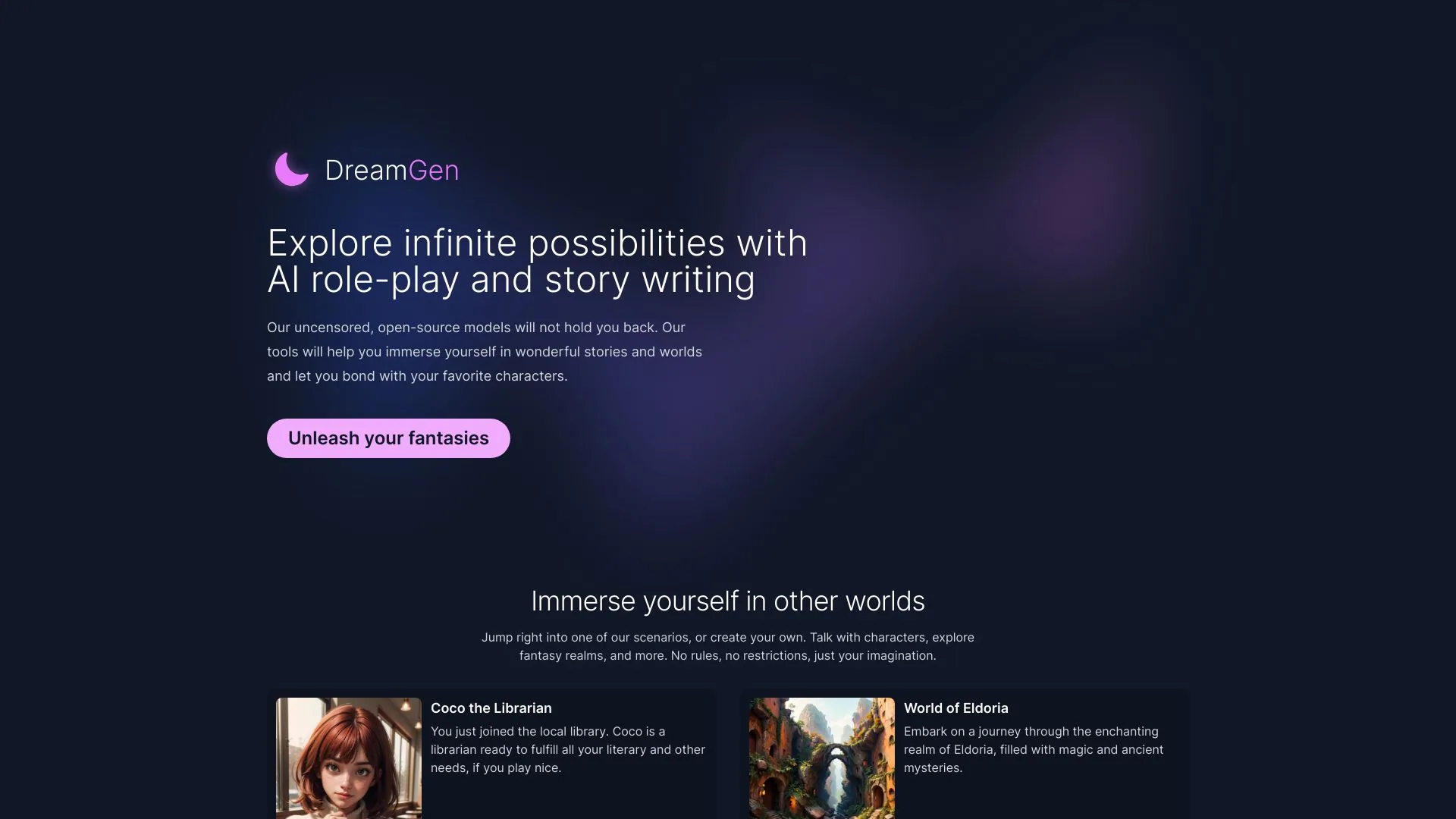 DreamGen screenshot