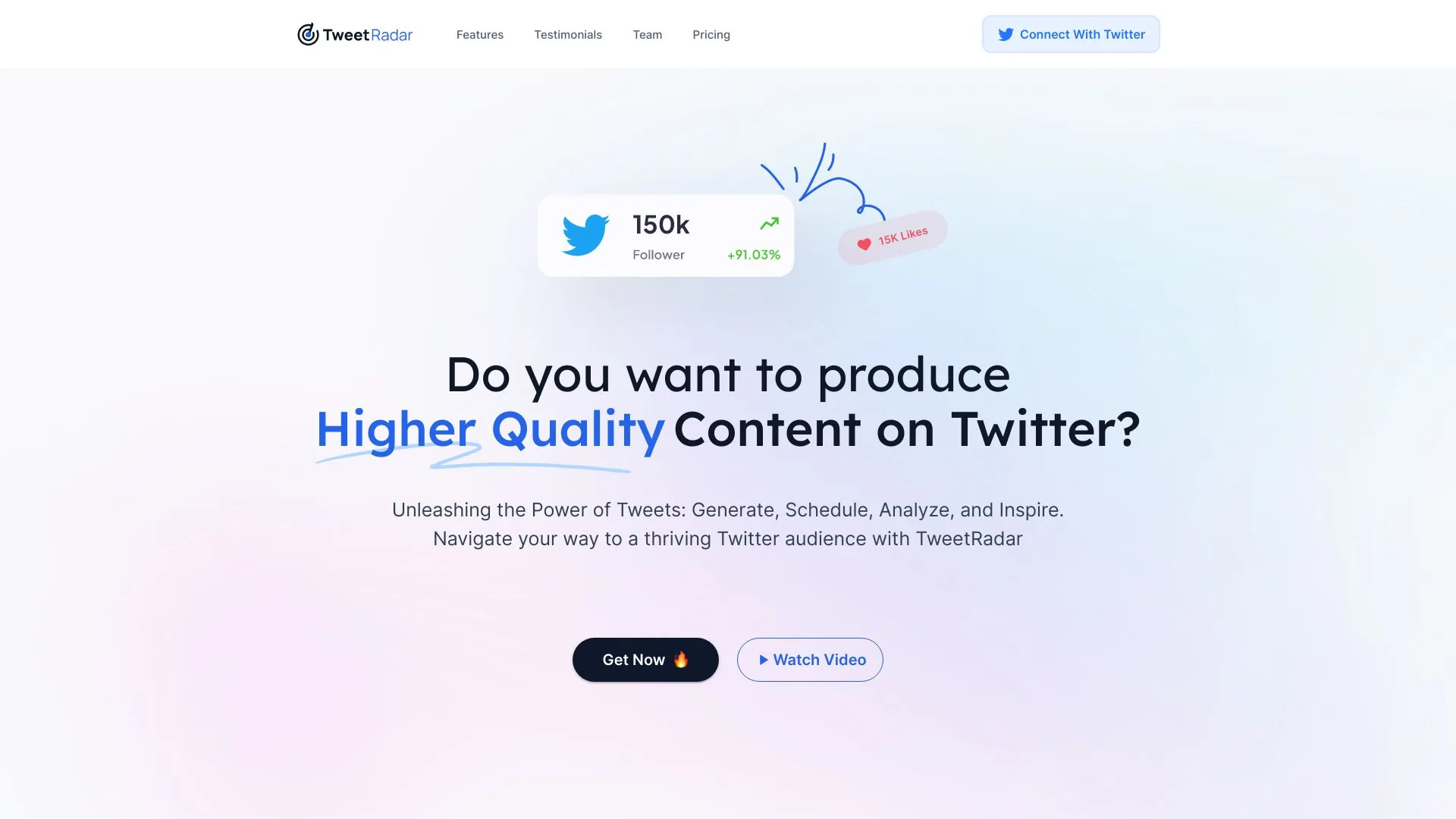 TweetRadar screenshot