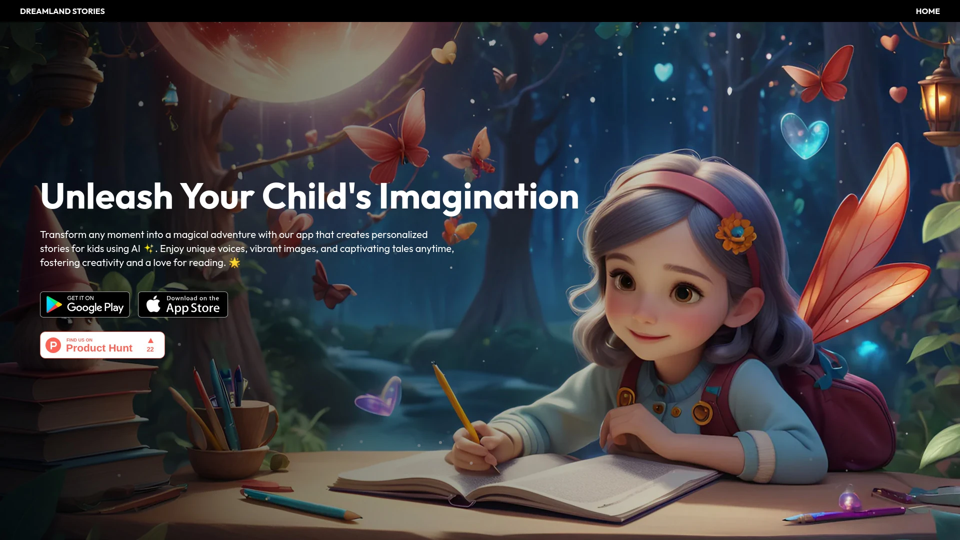 Dreamland - Create Kids Stories screenshot