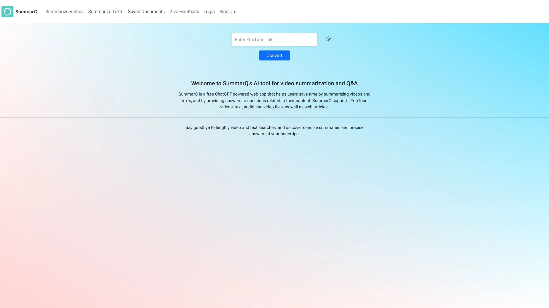 SummarQ screenshot