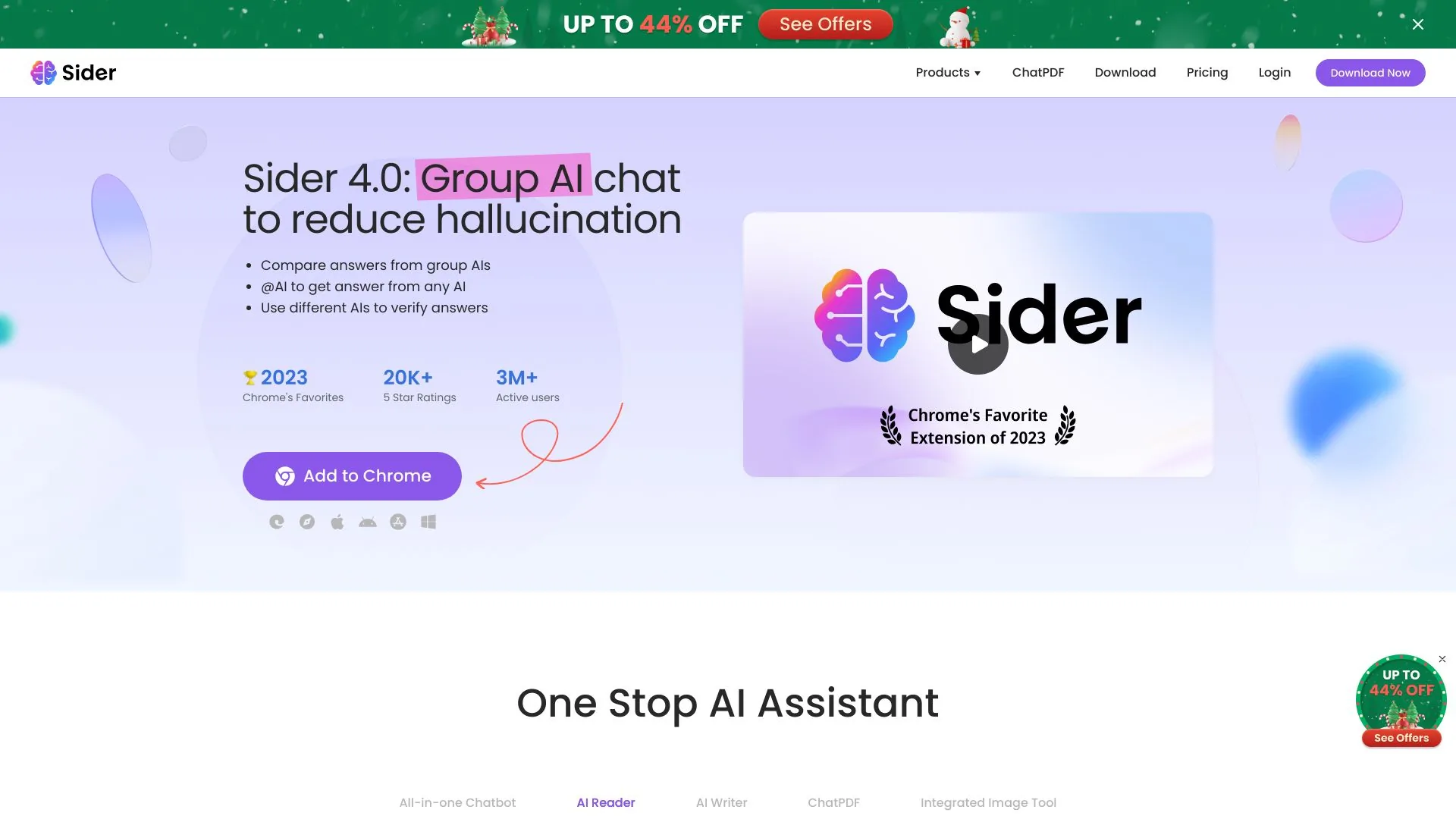 Sider screenshot