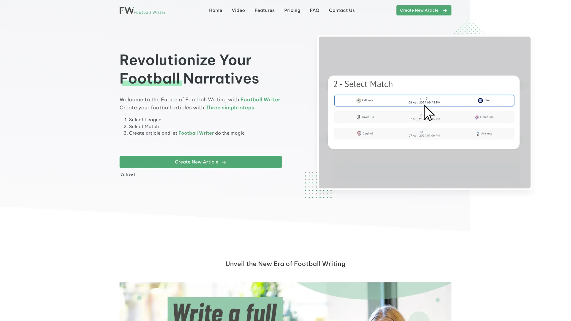 Football Writer screenshot