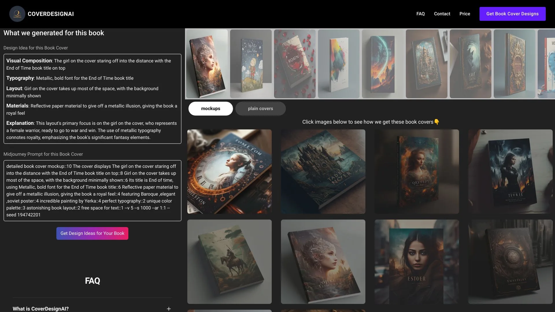 CoverDesign AI screenshot