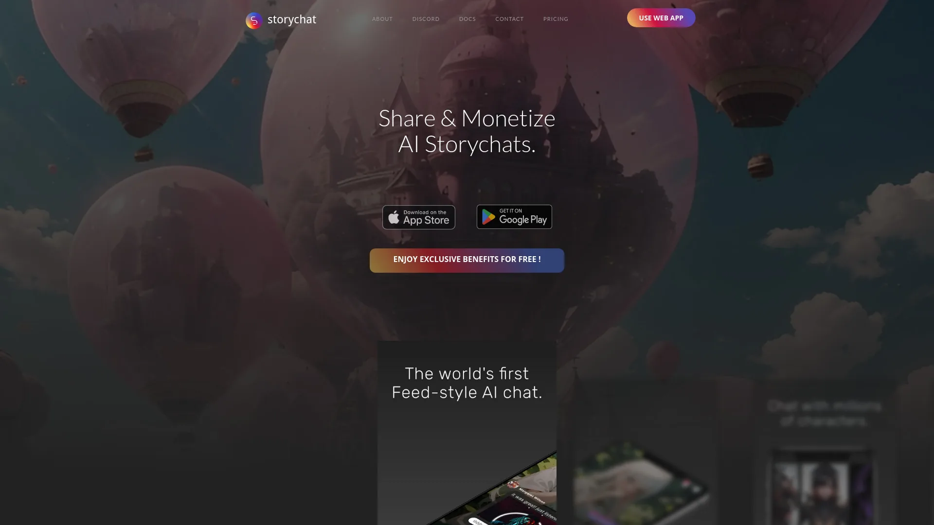 Storychat screenshot