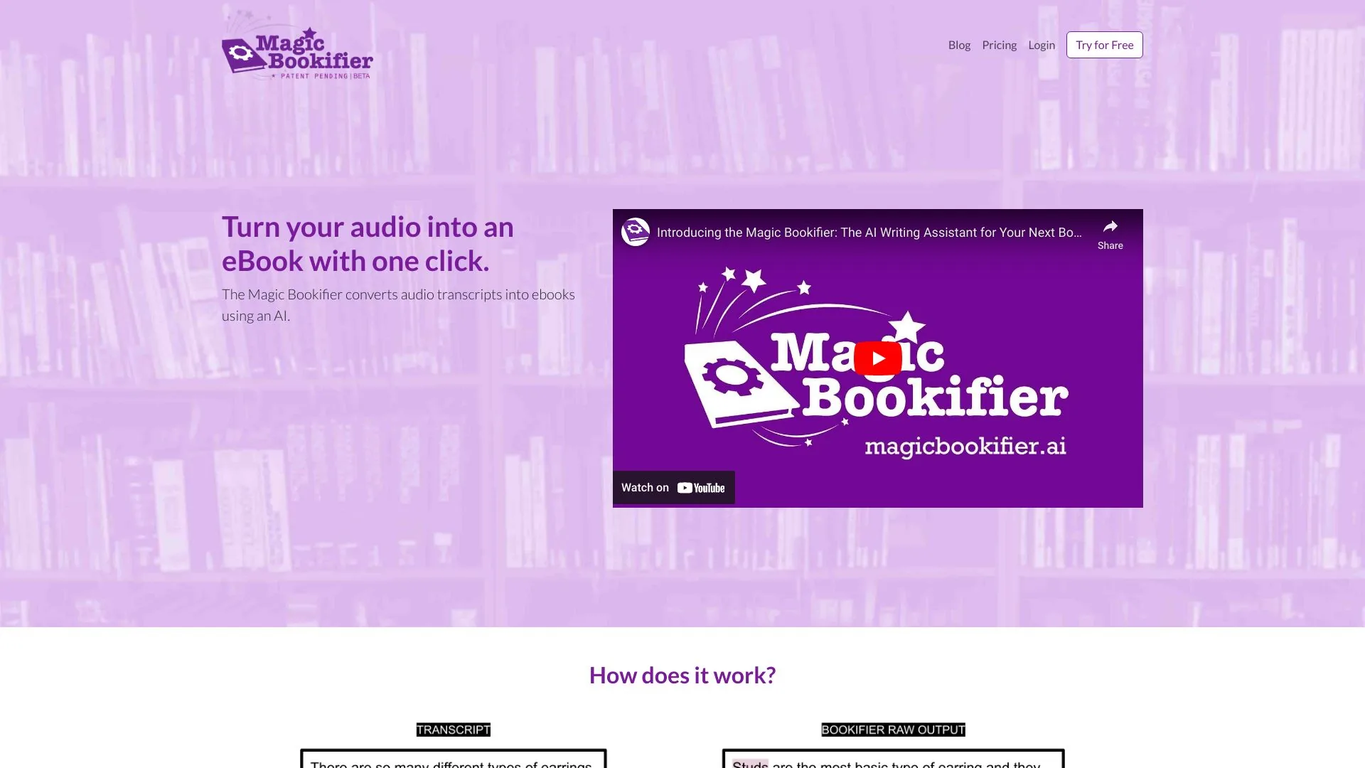 Magic Bookifier screenshot