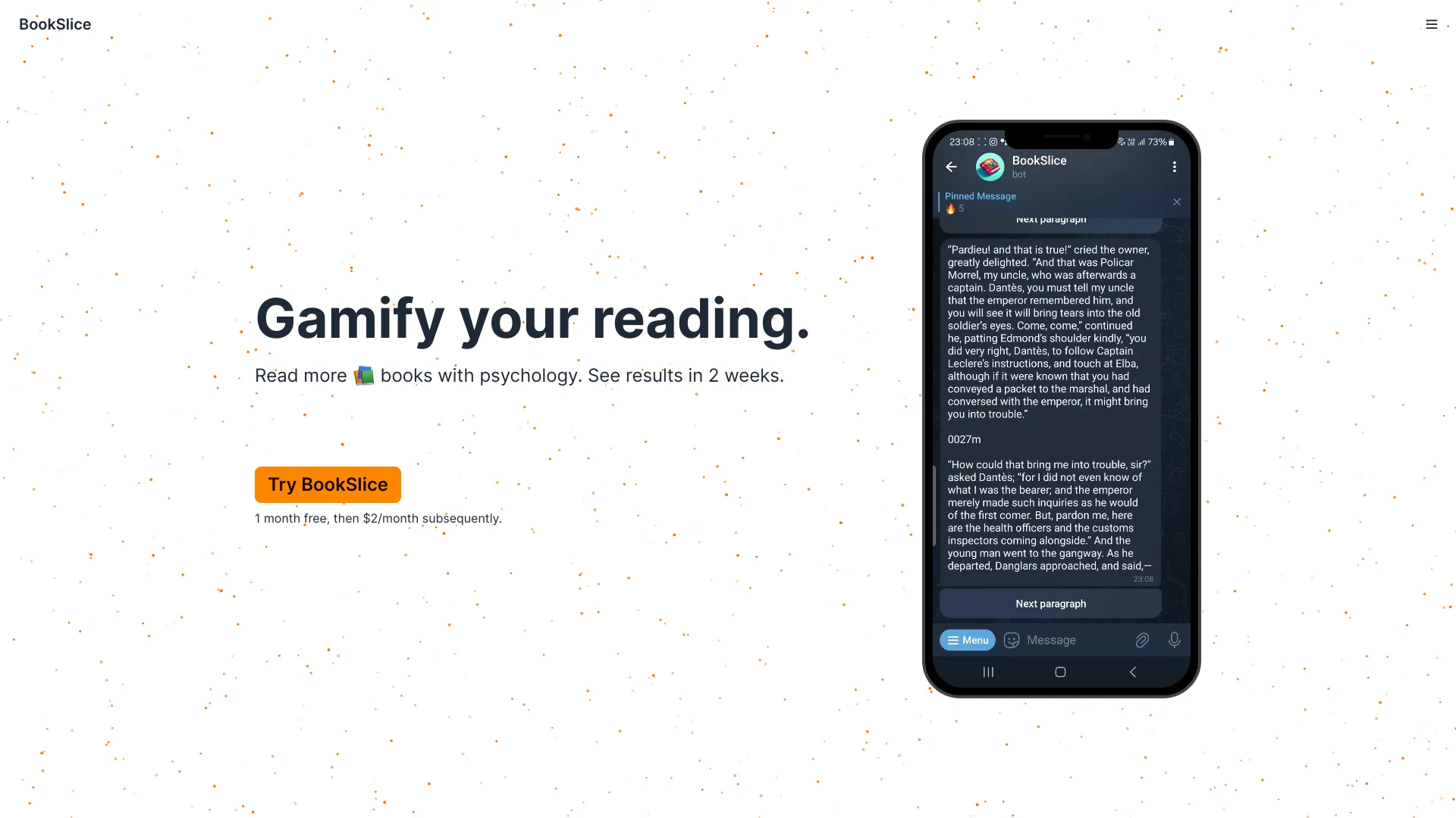BookSlice screenshot