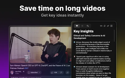 Eightify screenshot