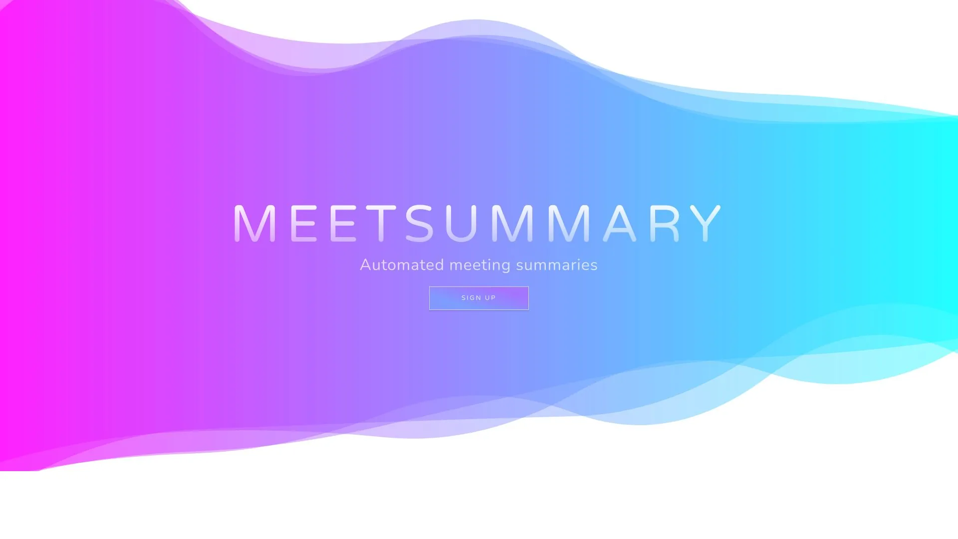 Meeting Summary screenshot
